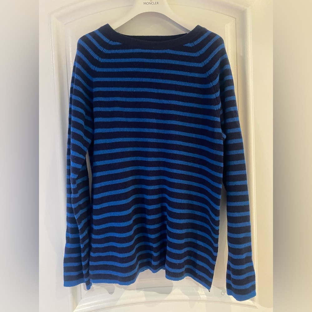 Used! Equipment Stripe wool sweater - Medium size